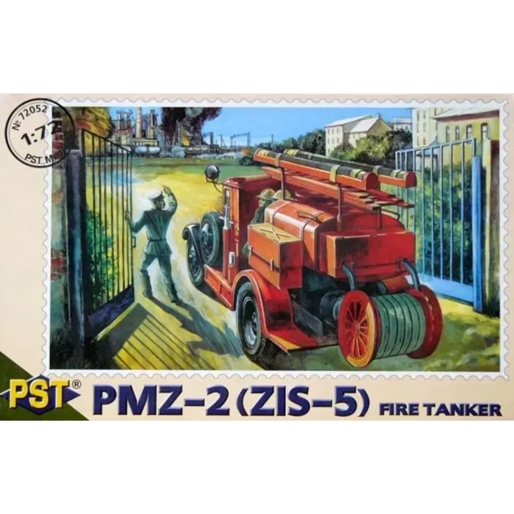 PST 72052 PMZ-2 (ZiS-5) Fire tanker 1/72 scale plastic model kit