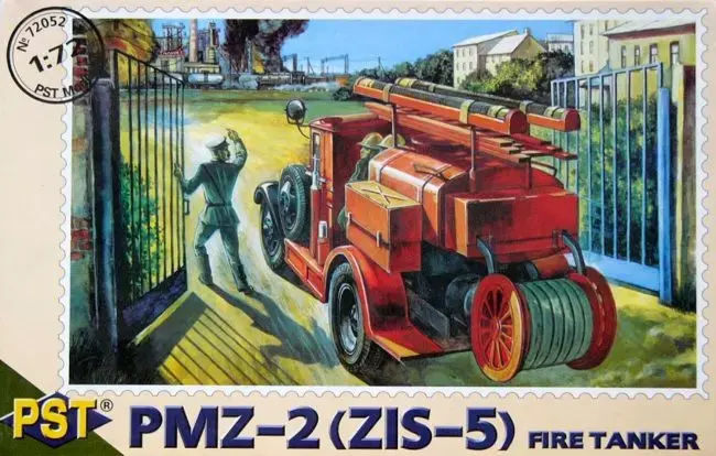 72052 PMZ-2 (ZiS-5) Fire tanker 1/72 scale plastic model kit