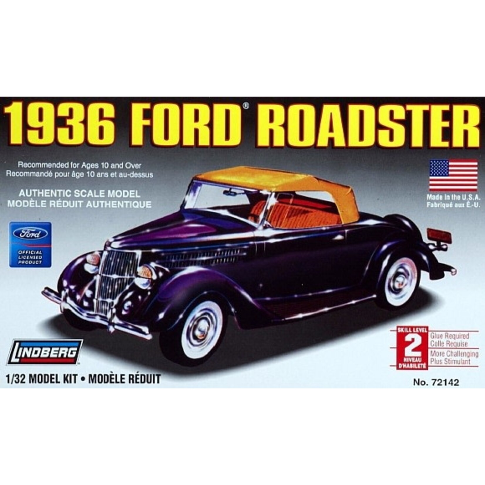 Lindberg 72142 1/32 1936 FORD ROADSTER