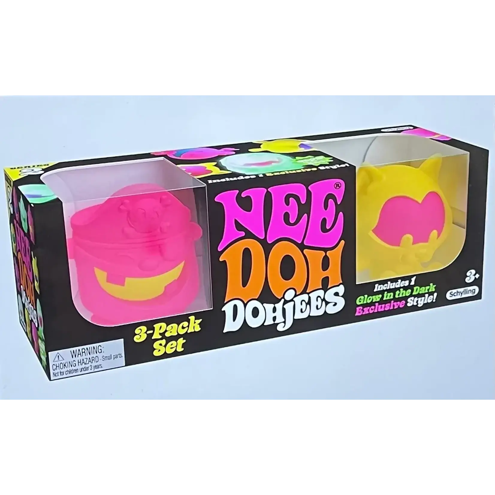 Schylling DJPK3 Dohjee 3 Pack Nee Doh