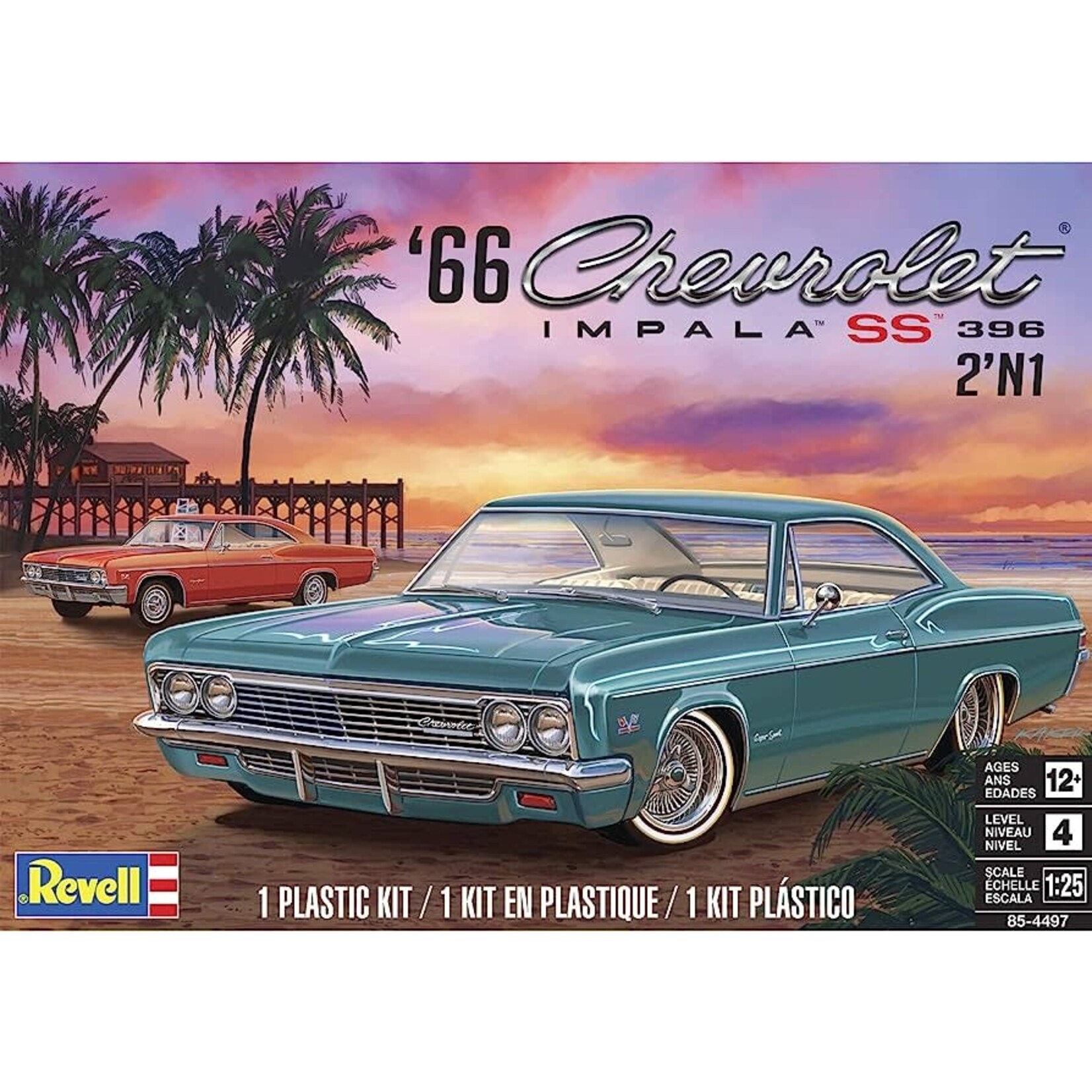Revell 854497 66 Chevy Impala SS 396 2N1