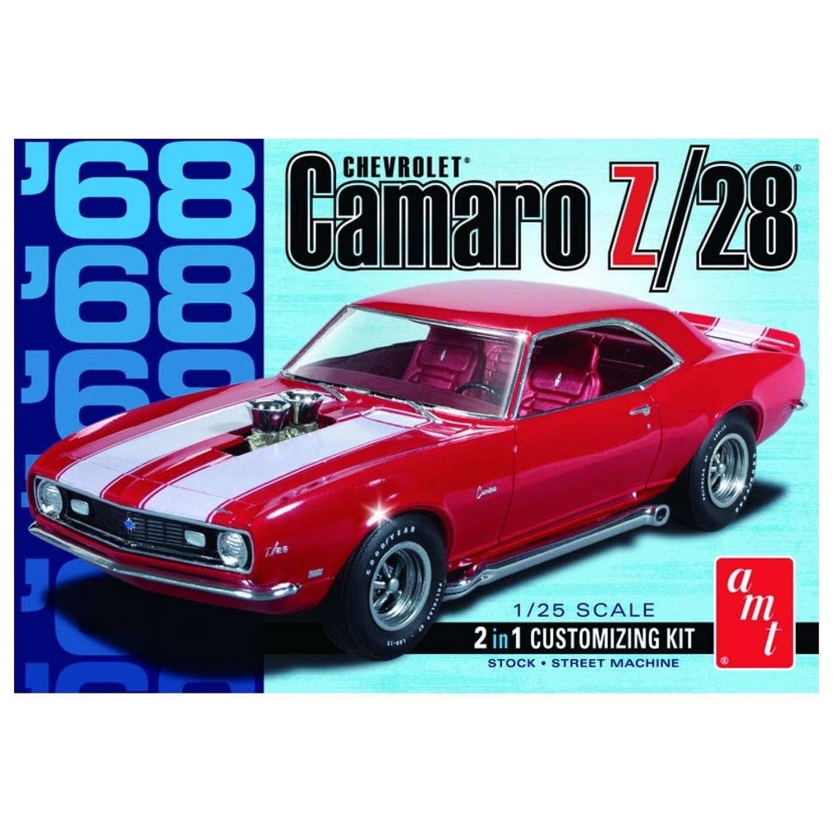 AMT 868 1/25 1968 Camaro Z/28 2 in 1 Customizing Kit