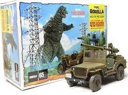 882 Godzilla Army Jeep 1/25 Scale