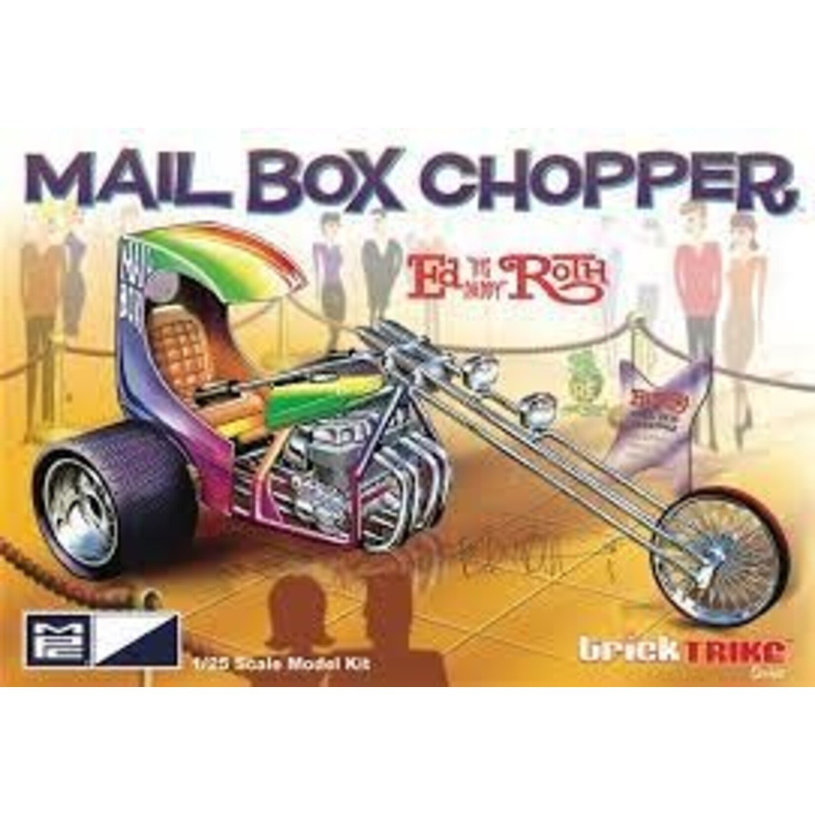 MPC 892 Ed Roth Mail box Chopper - Trick Trikes Series 1:25 Scale