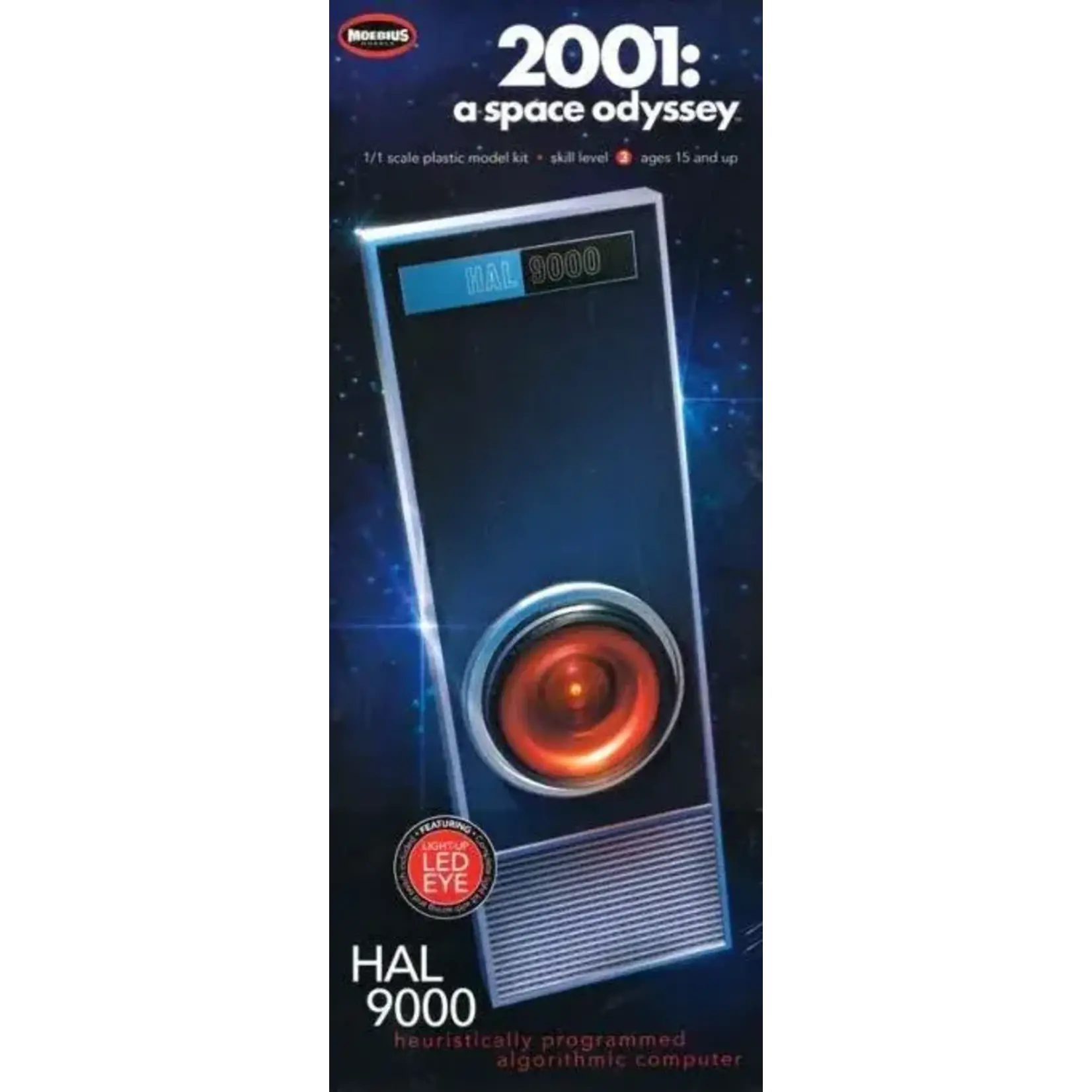 Moebius 2001-5 2001: Space Odyssey HAL9000 Computer 1/1 Scale Model 13.75 w/ LED