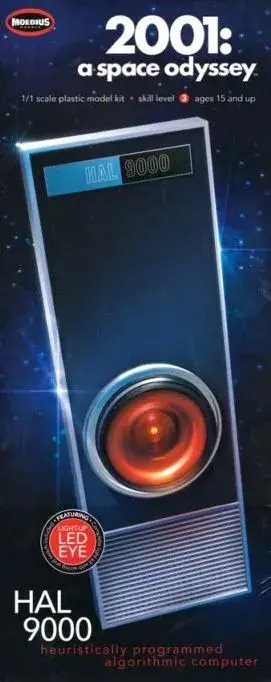 2001-5 2001: Space Odyssey HAL9000 Computer 1/1 Scale Model 13.75 w/ LED