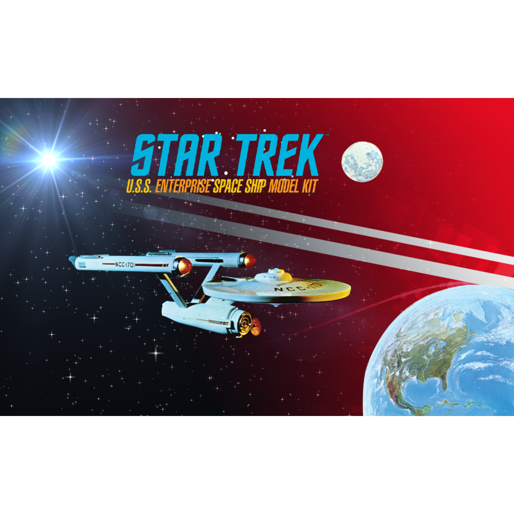 AMT 1296 Star Trek Classic U.S.S. Enterprise 1:650