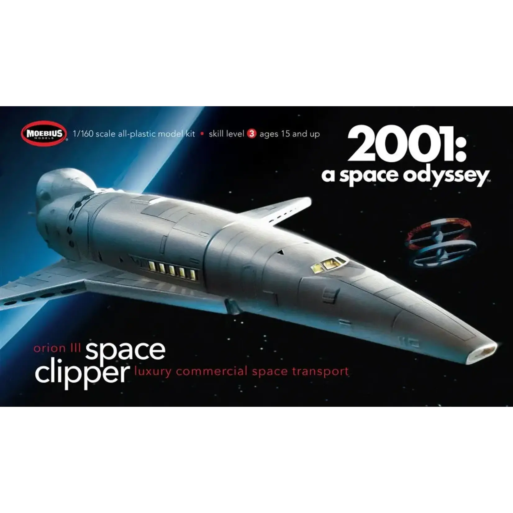 Moebius 2001-2 2001: Space Odyssey Orion III Space Clipper
