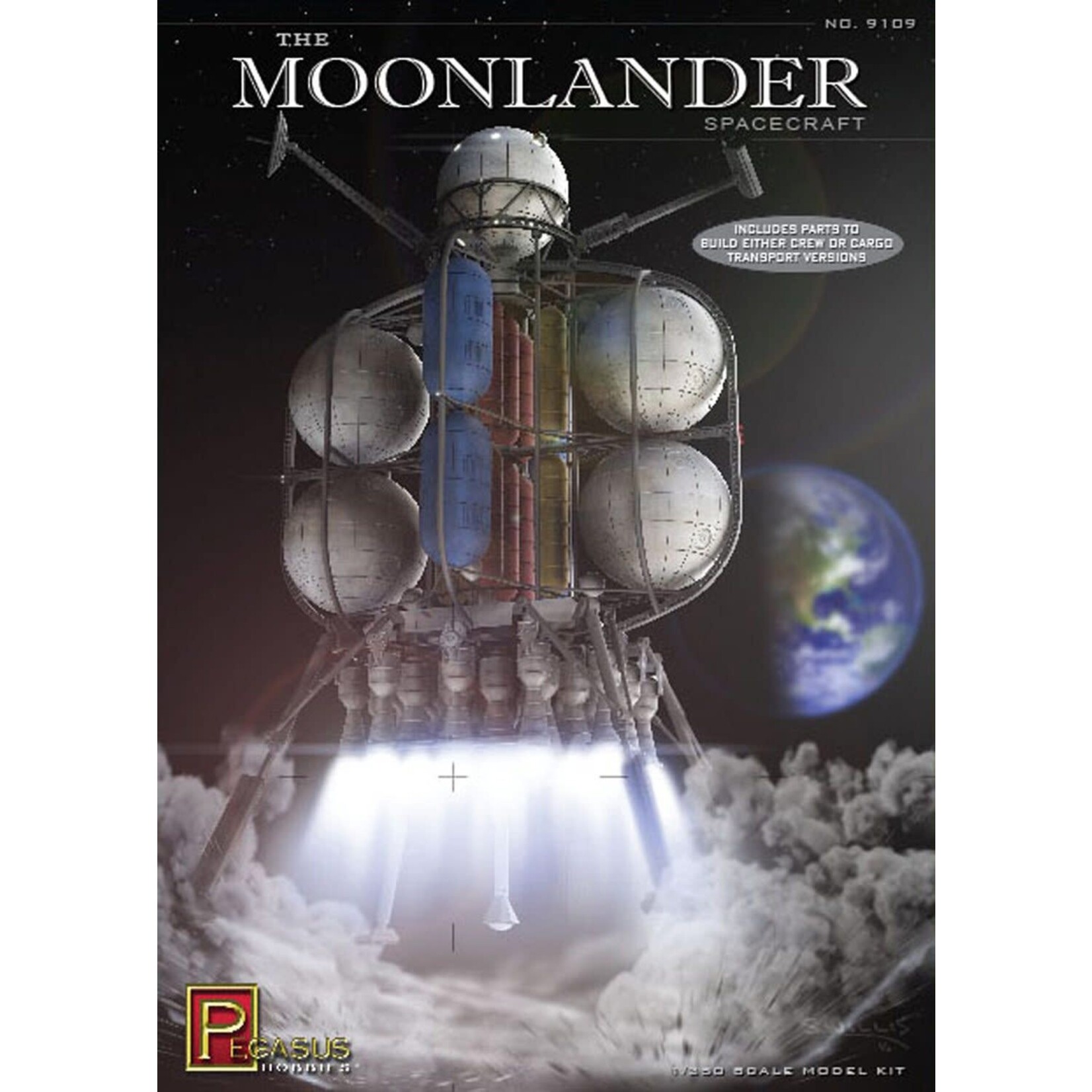 Pegasus 9109 The Moonlander 1/350th scale model kit