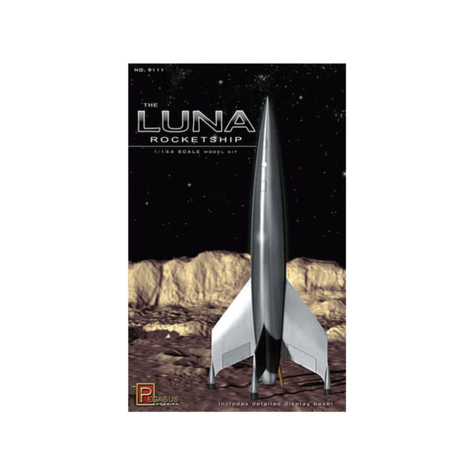 Pegasus 9111 Luna Rocketship 1/144th Scale