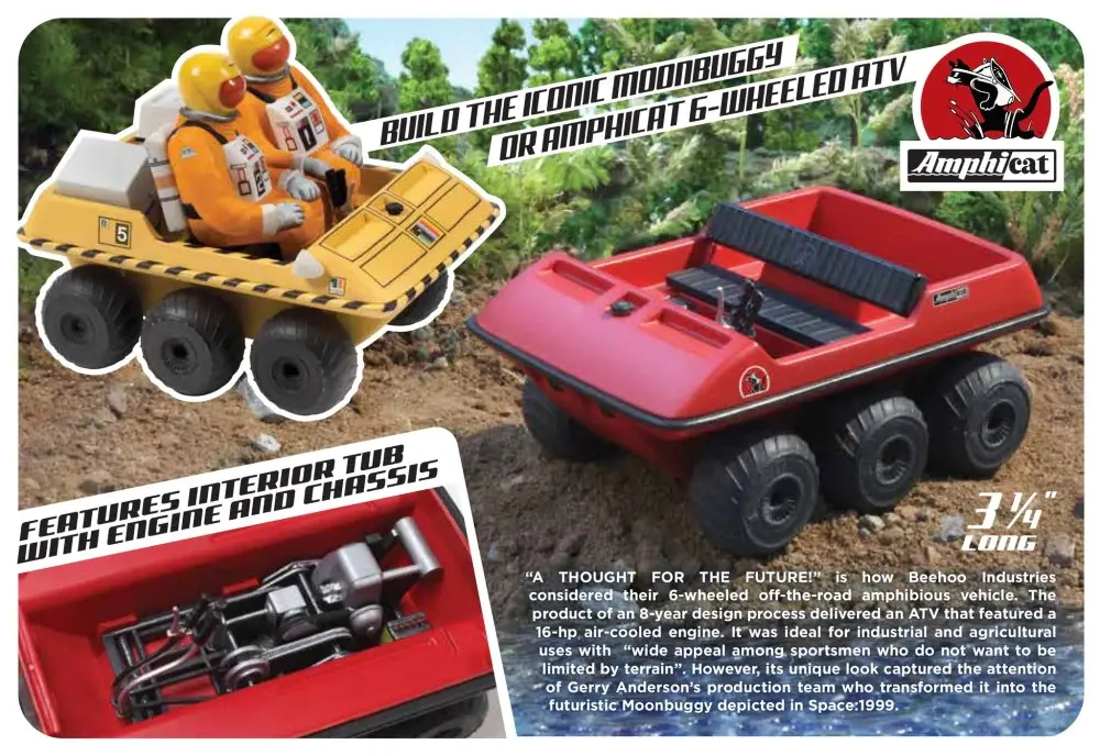 984 Space: 1999 Moonbuggy Amphicat 1/24