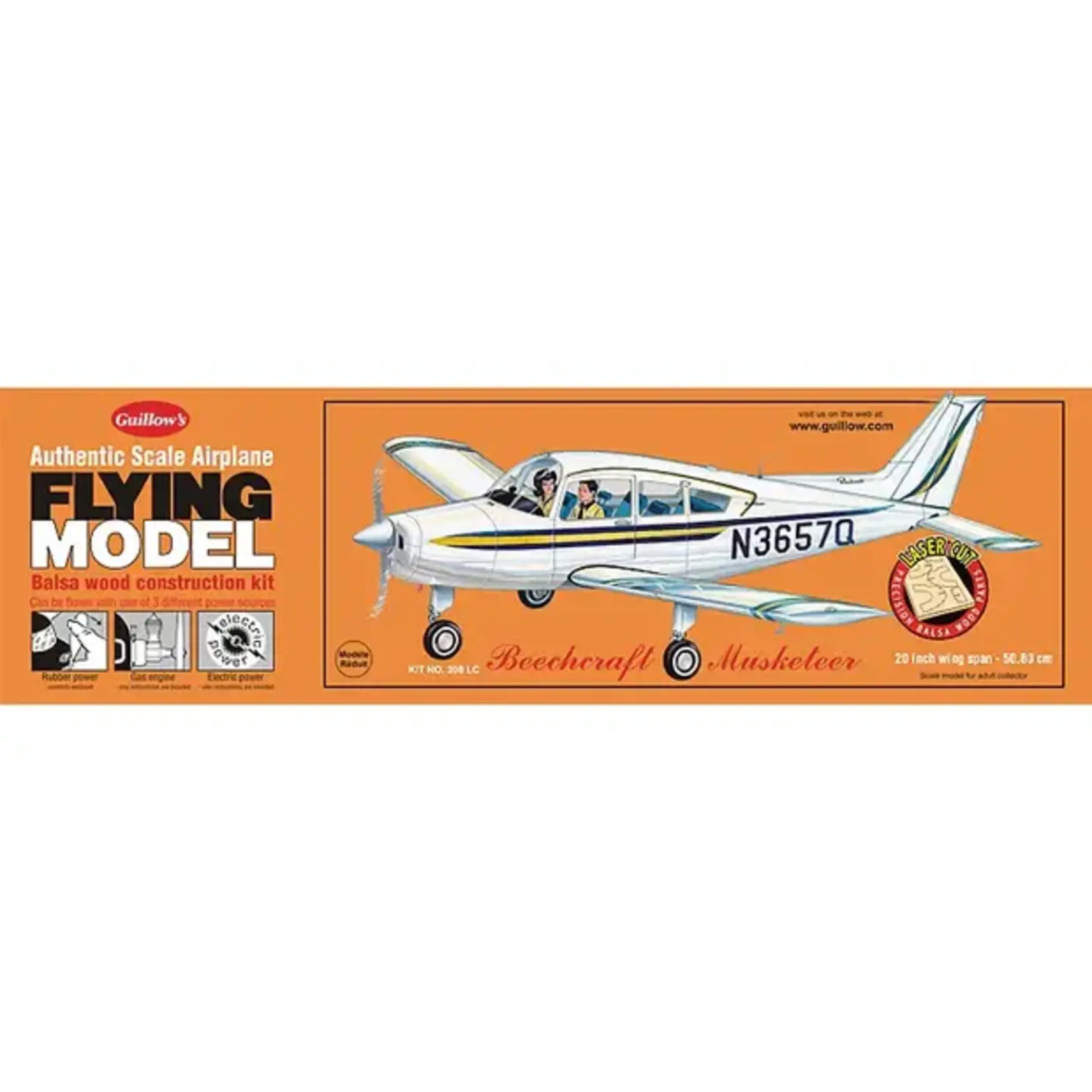 Guillows 308 Beechcraft Musketeer