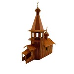 MRC 039 Wooden Church by Clever Paper