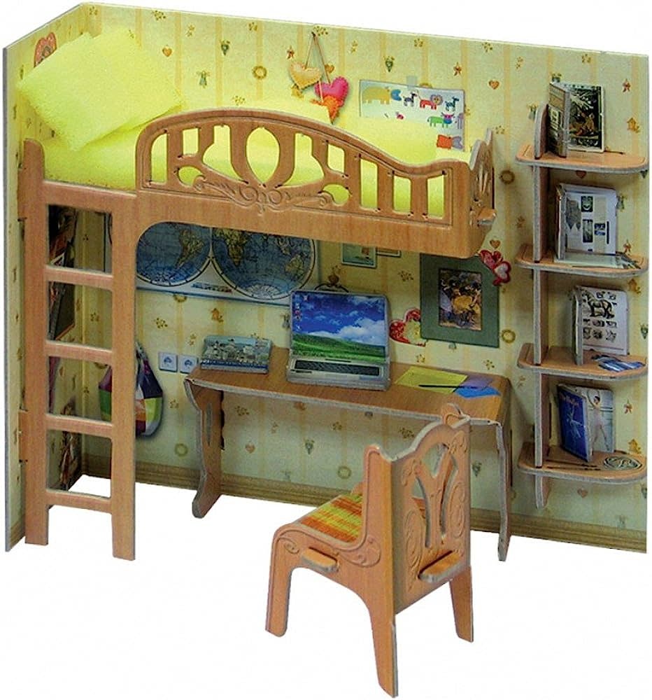263 Dollhouse Furniture by Clever Paper