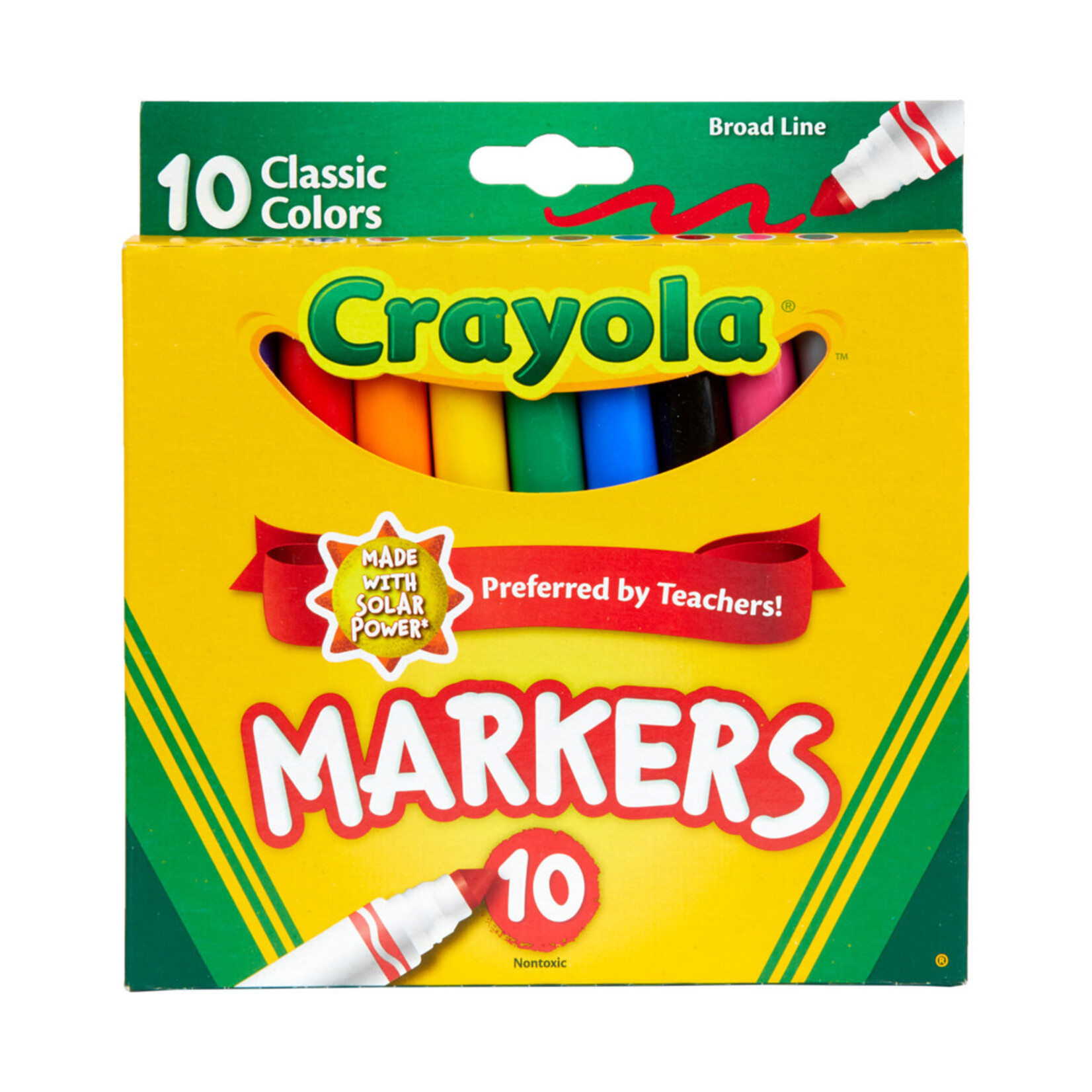 Crayola 07722 Crayola Markers Broad Line 10 Count