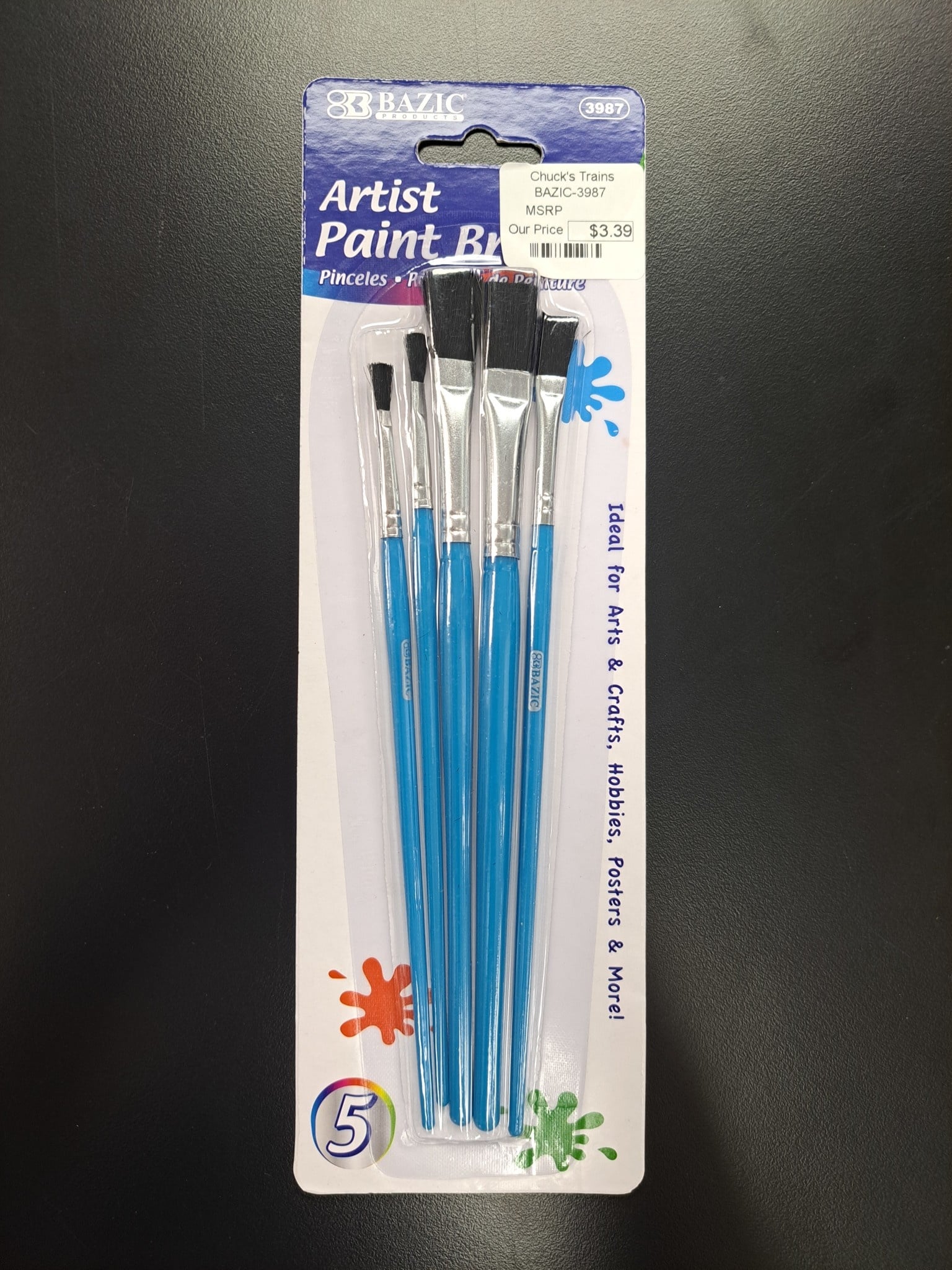 2143 Artist Brushes 4pk