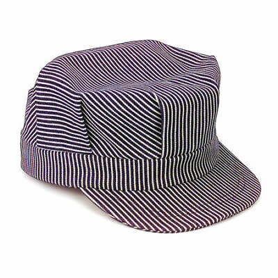 00058 Engineer Cap, Adult/Blue