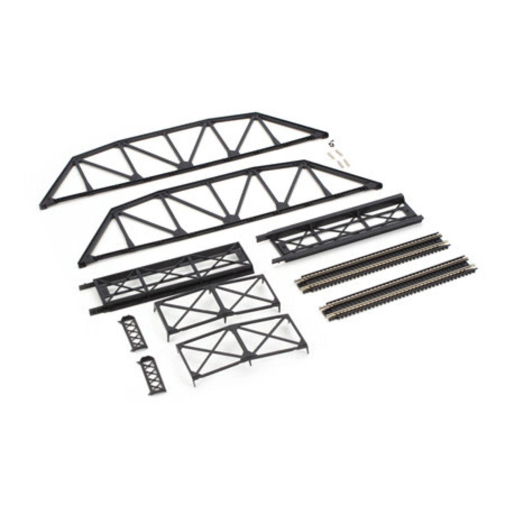 Atlas 2570 N Code 80 Through Truss Bridge, Black