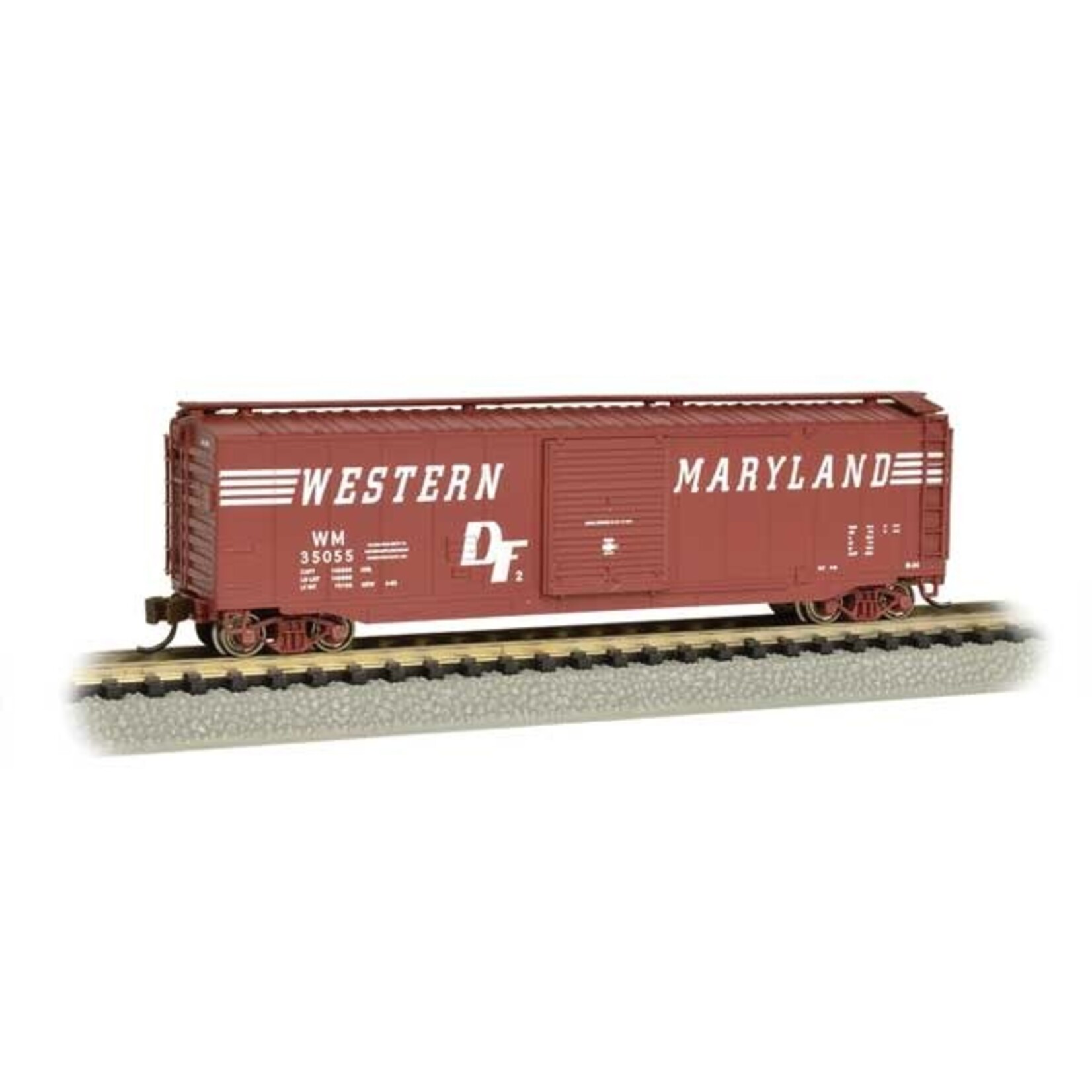 Bachmann 19460 N 50' Sliding Door Box, Western Maryland