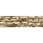 Chooch 8252 HO/O Flexible Medium Random Stone Wall, 3.25"x14"