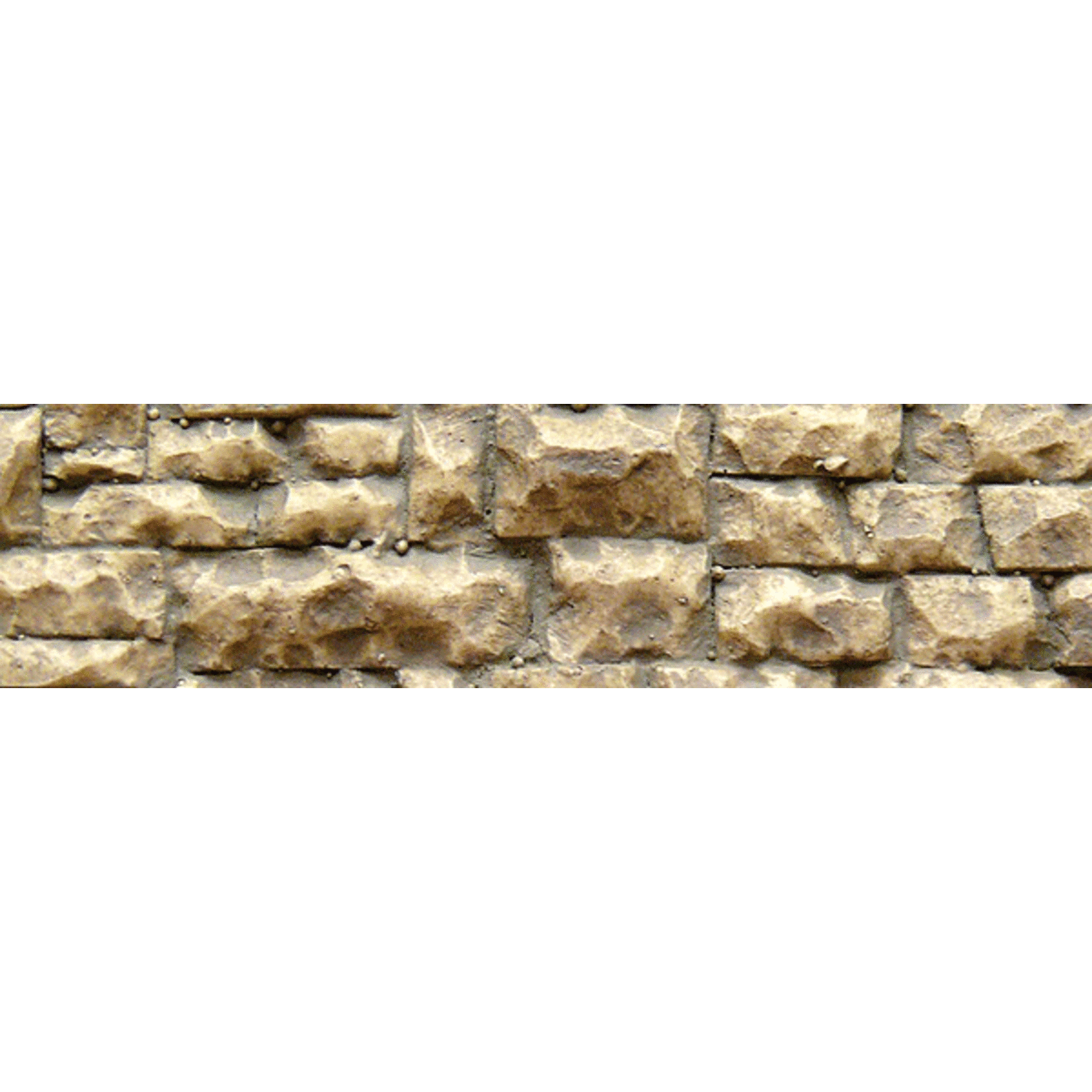 Chooch 8252 HO/O Flexible Medium Random Stone Wall, 3.25"x14"