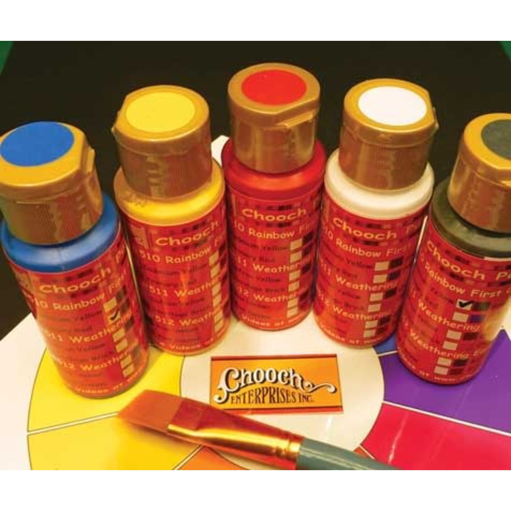 Chooch 510 Americana Rainbow First Coats Acrylic Paint Set
