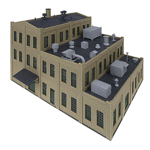 Walthers 9333286 N Roof Details (excludes Buildings)