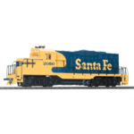 Walthers 931103 HO Sante Fe Freight (Warbonnet; blue, yellow)