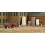 Walthers 9333265 N Storage Tanks - 6 Assorted