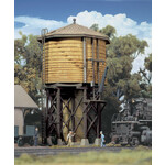 Walthers 9332813 HO Wood Water Tank - Yellow Ochre - Assembled