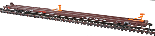 93240829 HO Florida East Coast 89' Flatcar #4285 (Boxcar Red)