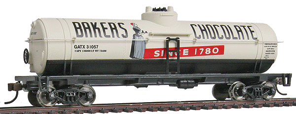 9311615 HO Baker's Chocolate GATX #31057 Tank Car