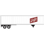 Atlas 20006316 HO 45' Pines Trailer Schlitz (White/Maroon)