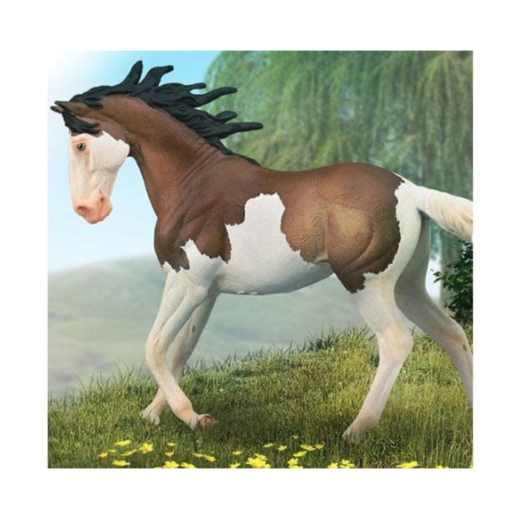 Breyer 88986 Mustang Mare - Bay Splash Overo COLLECTA