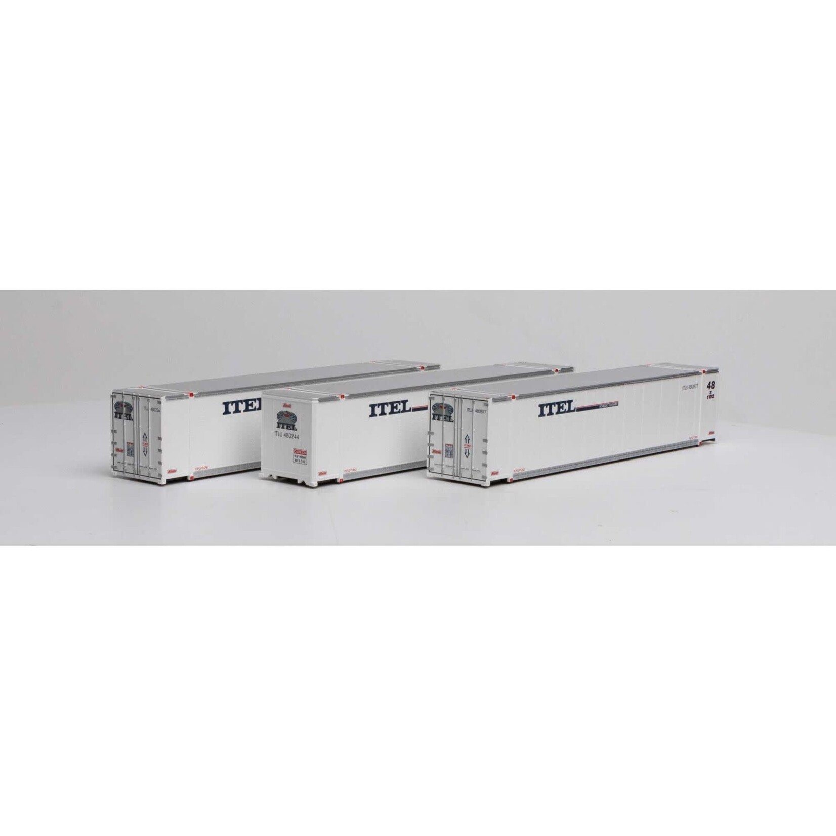 Athearn 27695 HO 48' Container, ITEL #2 (3)