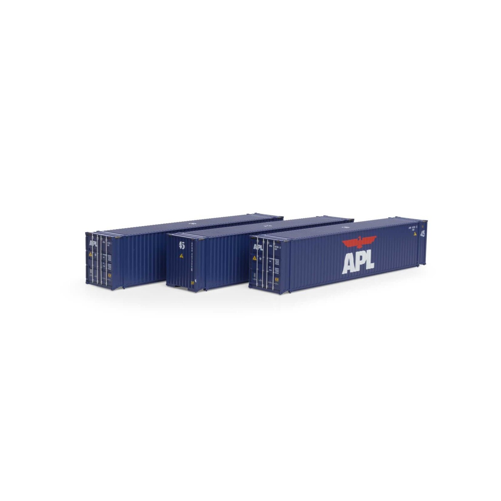 Athearn 28044 HO 45' Container, APL #1 (3)