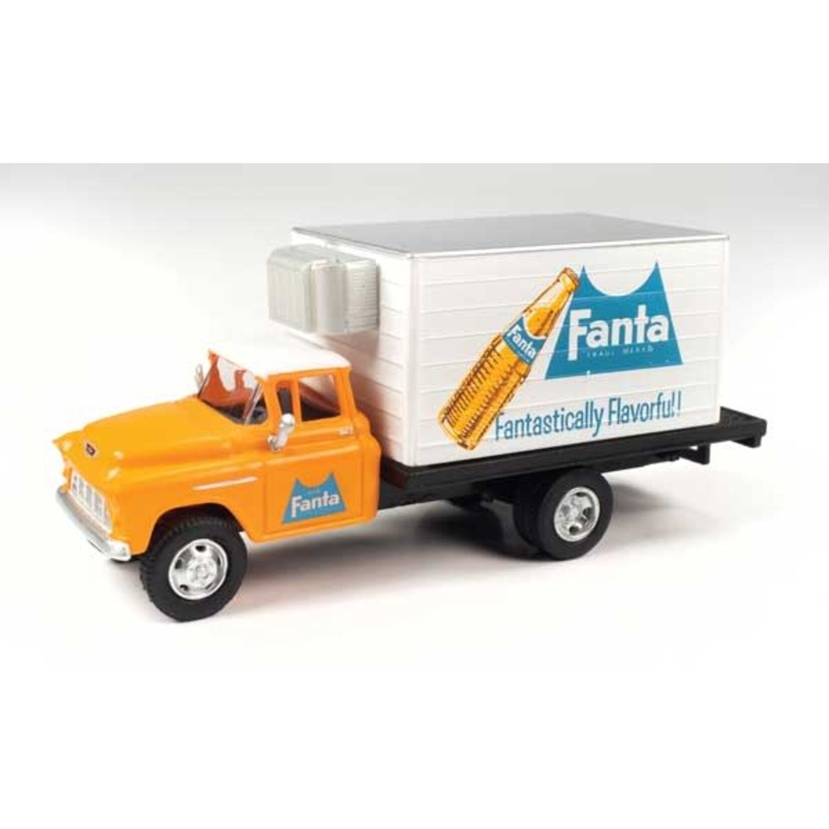 Classic Metal Works 30647 HO 1957 Chevy Refrigerator Box Truck - Fanta