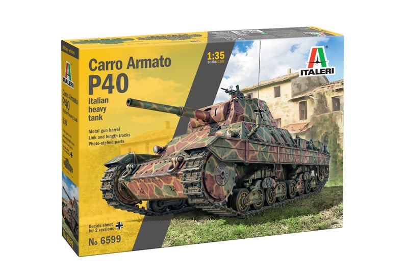 6599 1/35 Italian Carro Amrato P40 Heavy Tank