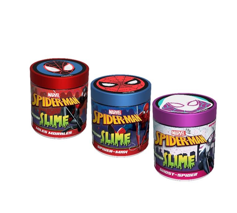 Marvel Spider Man Quantum Slime - Miles Morales Super Stretchy Red