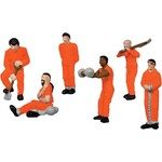 Lionel 1957180 HO Prison Work Crew - Orange Prisoners