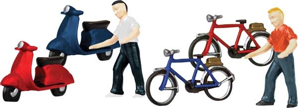 1957150 HO Bicycles & Scooters