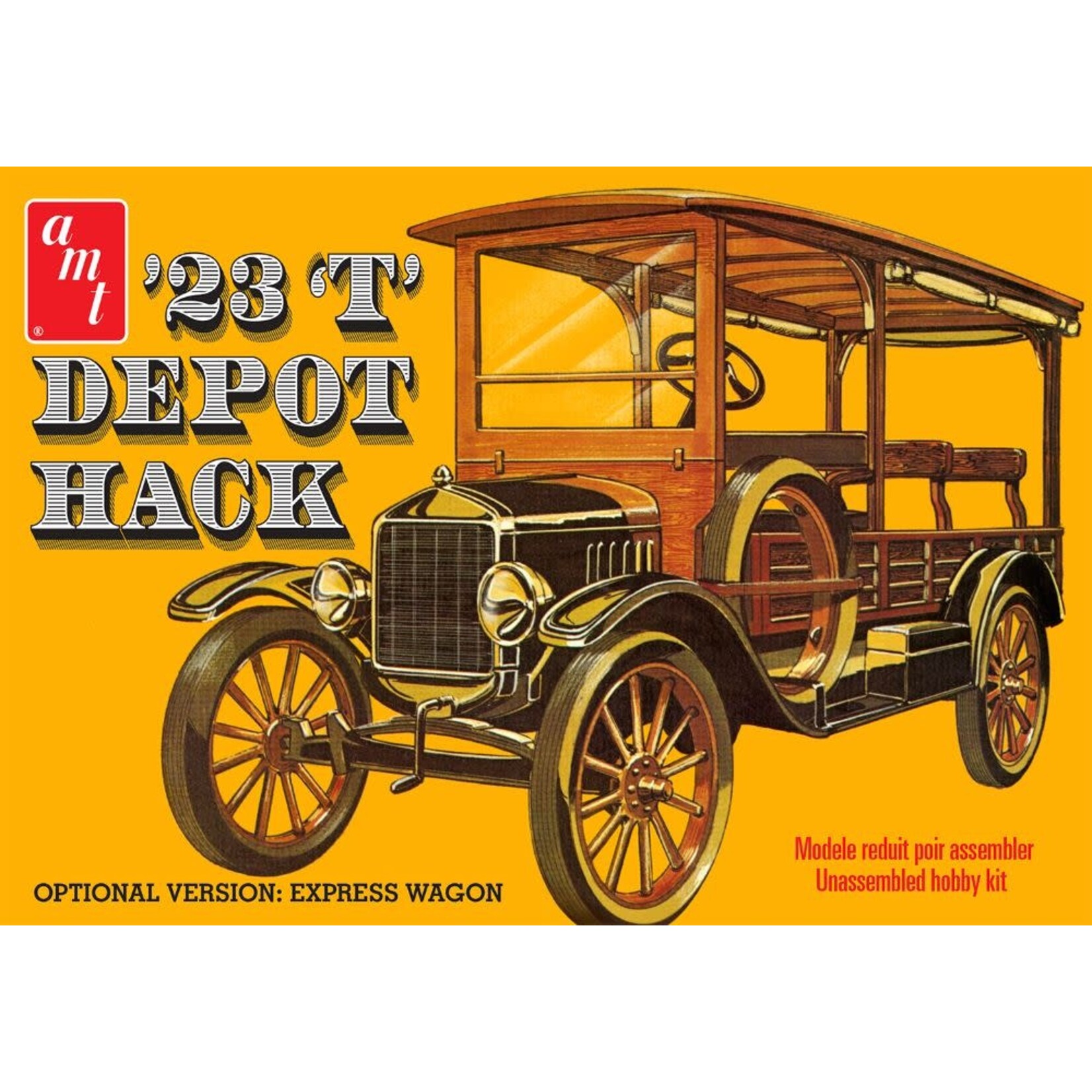 AMT 1237 1/25 1923 Ford T Depot Hack Transport Vehicle