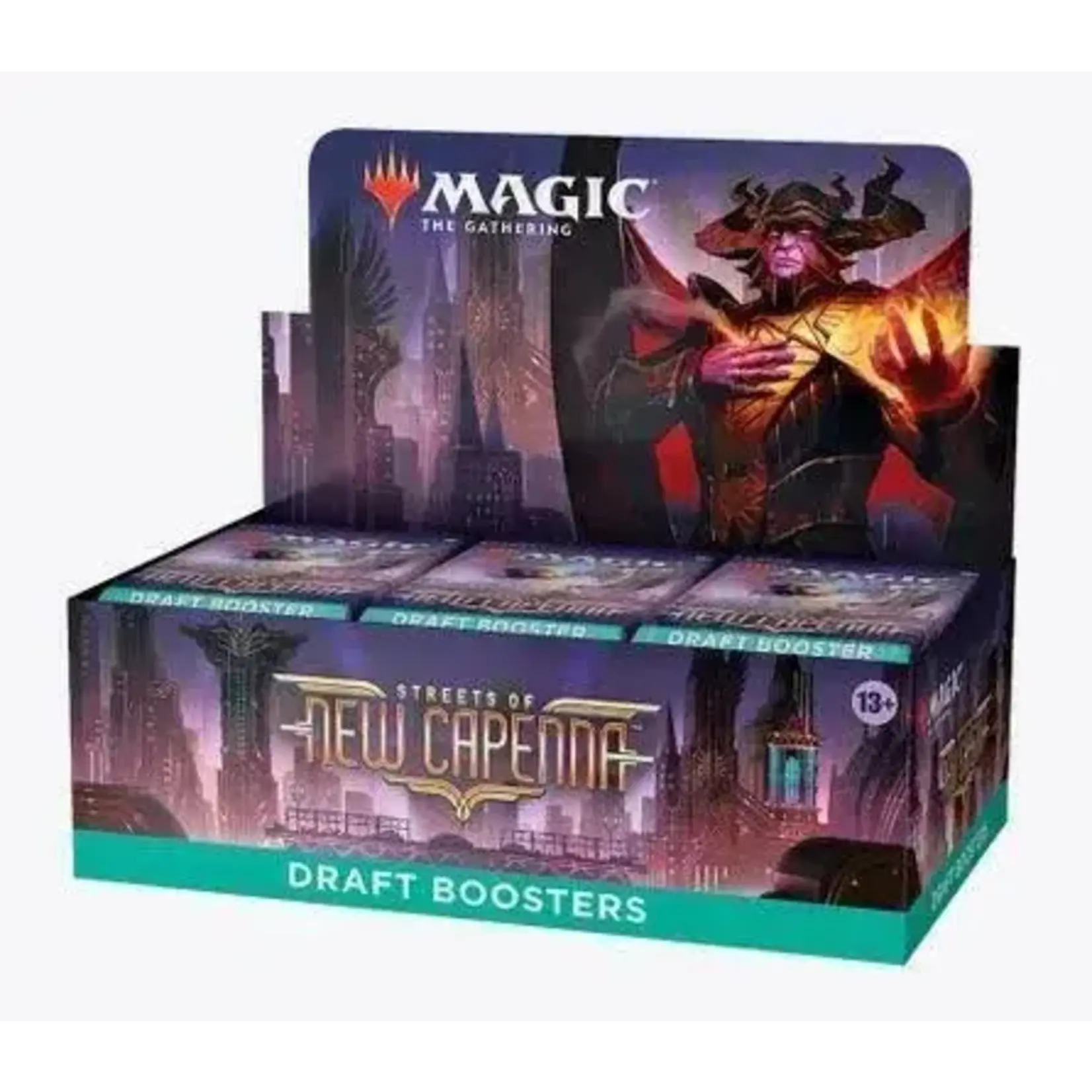 Wizards of the Coast 9513 MTG New Capenna Draft Booster - FULL BOX of 36