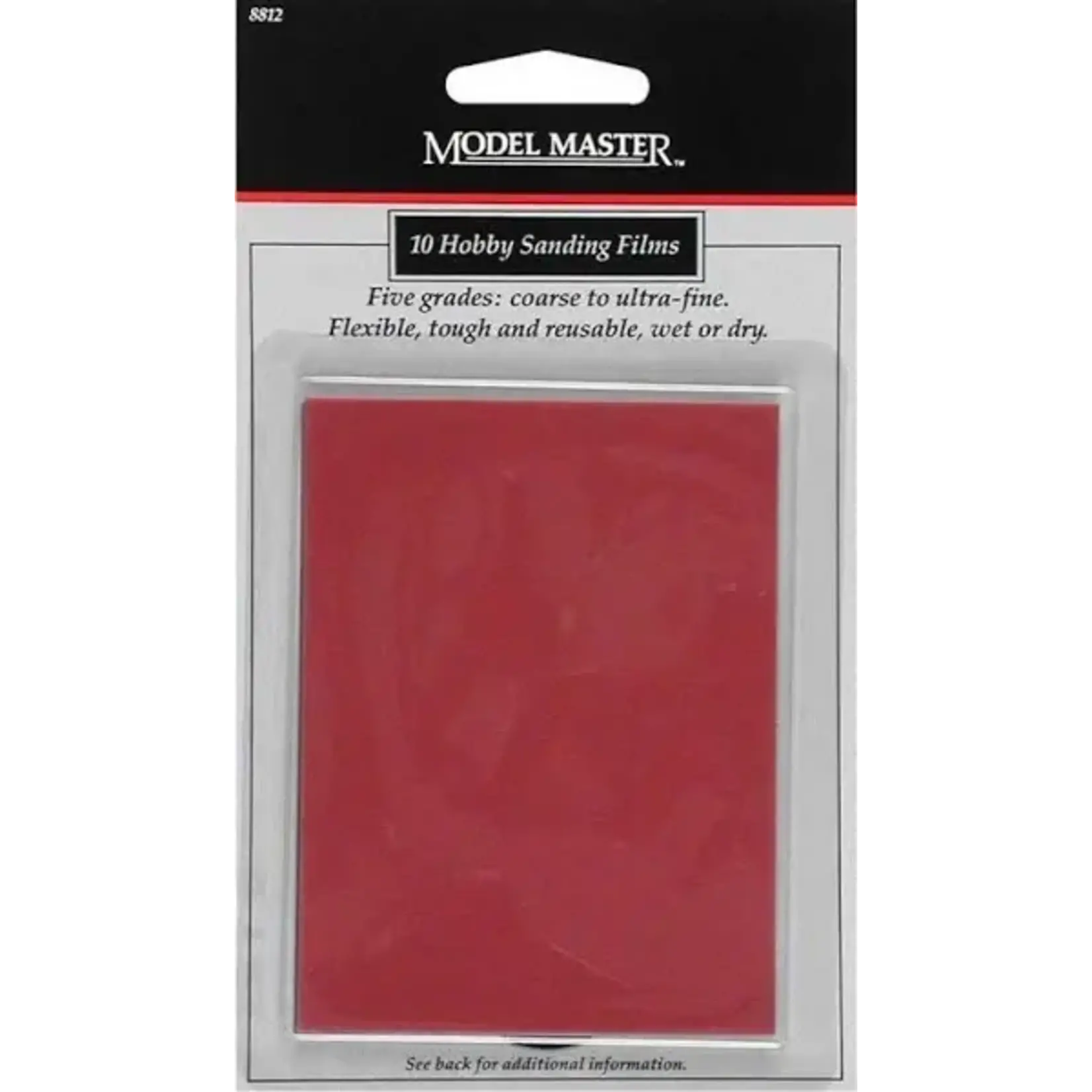 Testors 8812 10 Hobby Sanding Films