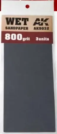 9032 Wet Sandpaper Sheets 800 Grit (3)
