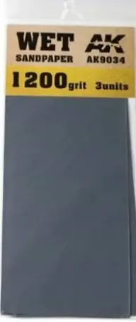 9034 Wet Sandpaper Sheets 1200 Grit (3)