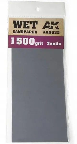 9035 Wet Sandpaper Sheets 1500 Grit (3)