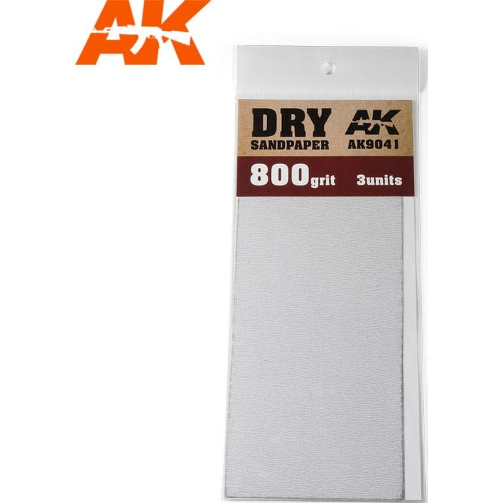 AK Interactive 9041 Dry Sandpaper Sheets 800 Grit (3)