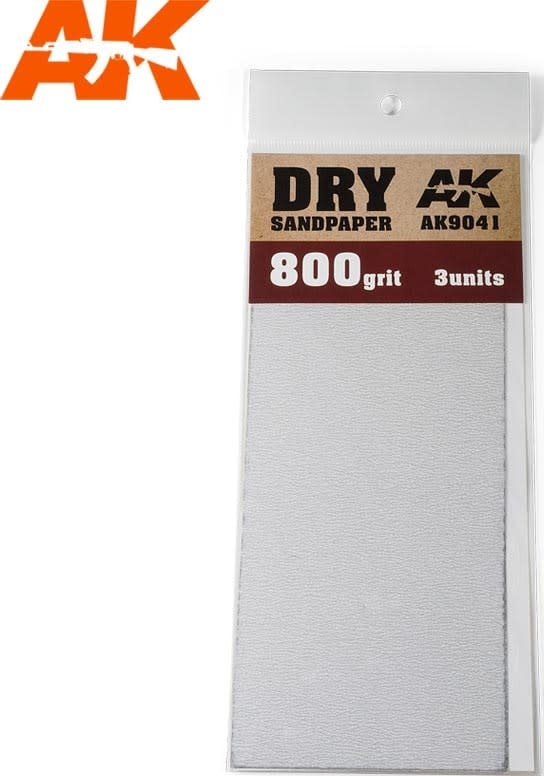 9041 Dry Sandpaper Sheets 800 Grit (3)