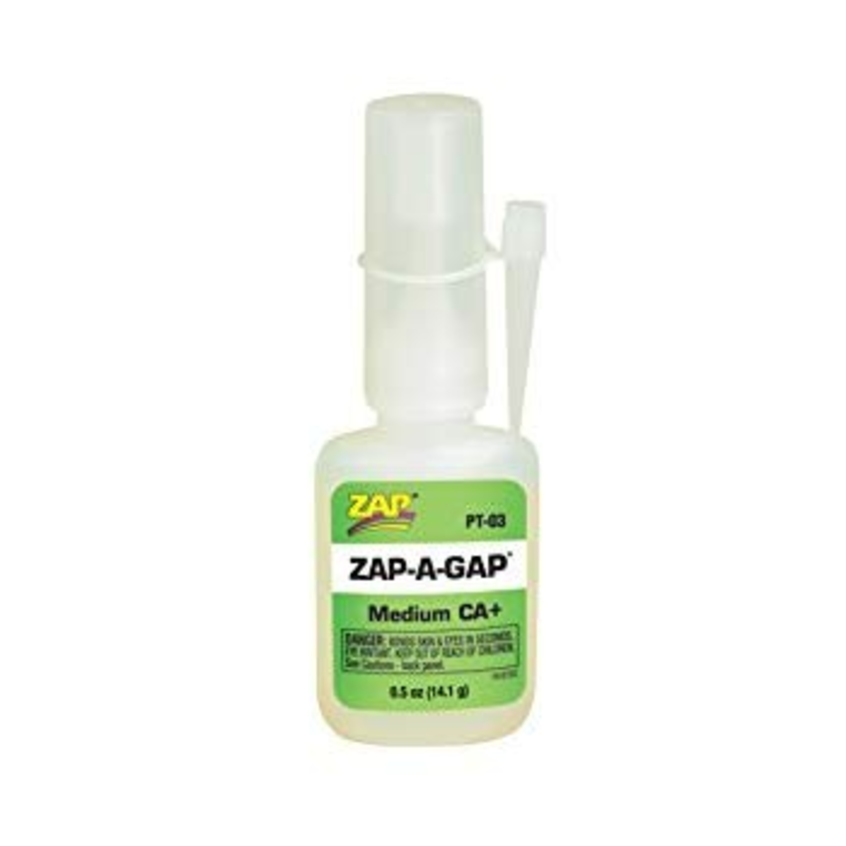 Zap 03 ZAP A Gap CA+ Glue, 1/2 oz (Green)